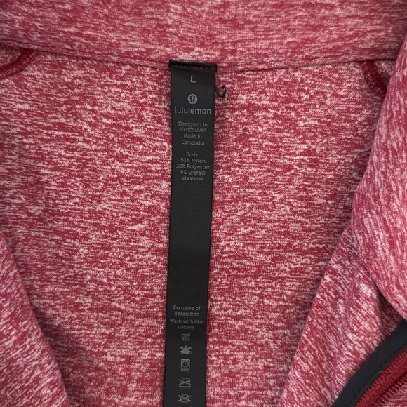 Men’s large 3/4 zip Lululemon - Picture 2 of 3